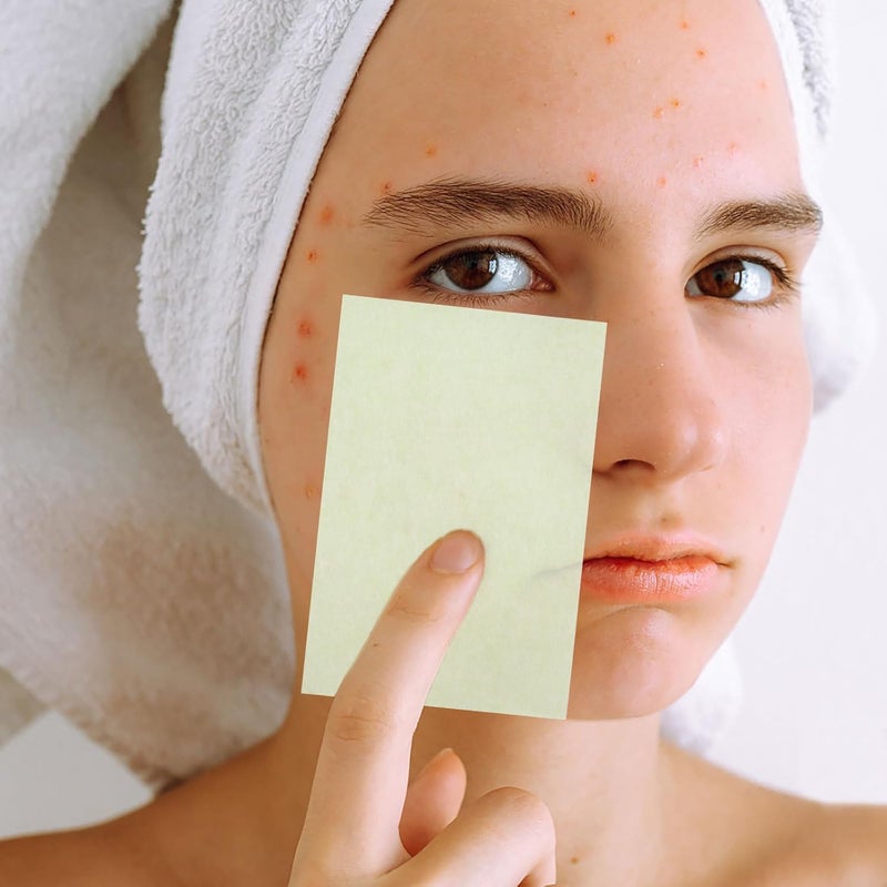 10 Boxes Green Tea Scented Oil Absorbing Sheets 1000pcs Facial Oil Blotting Paper for Oily Skin Care with Portable Skin Care Tissues - Image 5