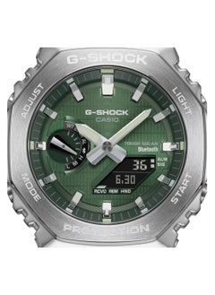 G-SHOCK Analog+Digital Green Dial Rubber Strap Men's Watch GBM-2100A-1A3  - Image 3
