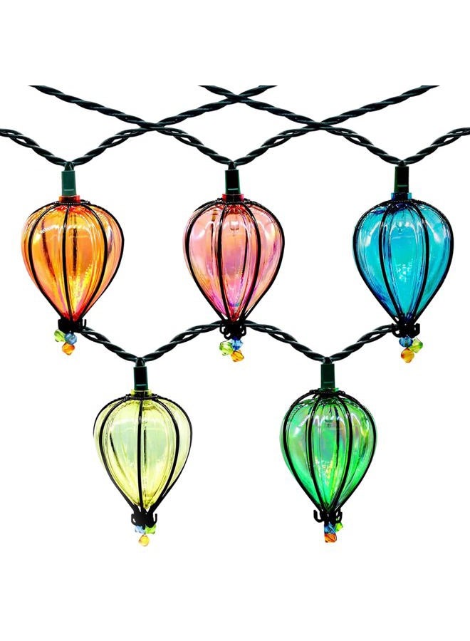 DollarDash 11FT Multicolor String Lights with 10 Bulbs, UL Listed Connectable Waterproof Decorative LED Lights Hanging for Backyard Patio, Indoor/ Outdoor for Christmas Wedding Party Festival Lighting(2pcs) - Image 1