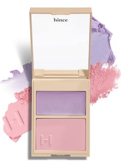 HINCE True Dimension Layering Cheek Cream & Pressed Powder 2 Different Shades & Textures Silky Seamless Long Lasting Blush Makeup Muted Beige & Elegant Rose Beige (1 Dreamlike L003)  - Image 1