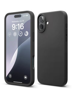 Mida iPhone 16 Plus Silicone Case Cover, full body protection case with a soft silky feel, shockproof cover with microfiber lining  - Image 1