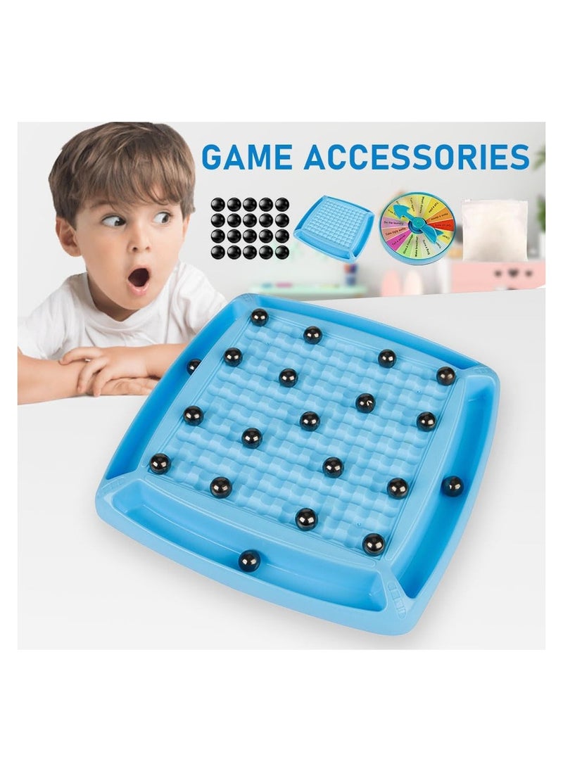RATSAW - Magnetic Chess Game Set Magnetic Chess Game with Rocks Magnetic Stones Game Magnetic Chess Game with Stones Magnet Chess Game Magnet Game with String - Image 1