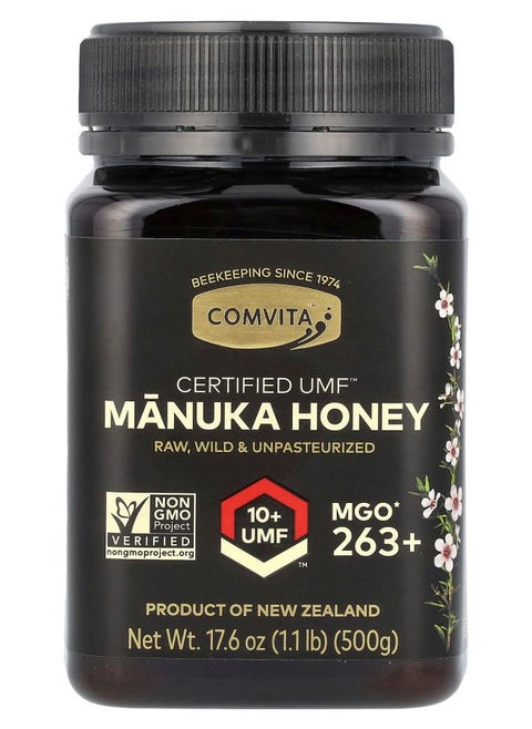 Manuka Honey UMF 10+ MGO 263+ 17.6 oz (500 g)