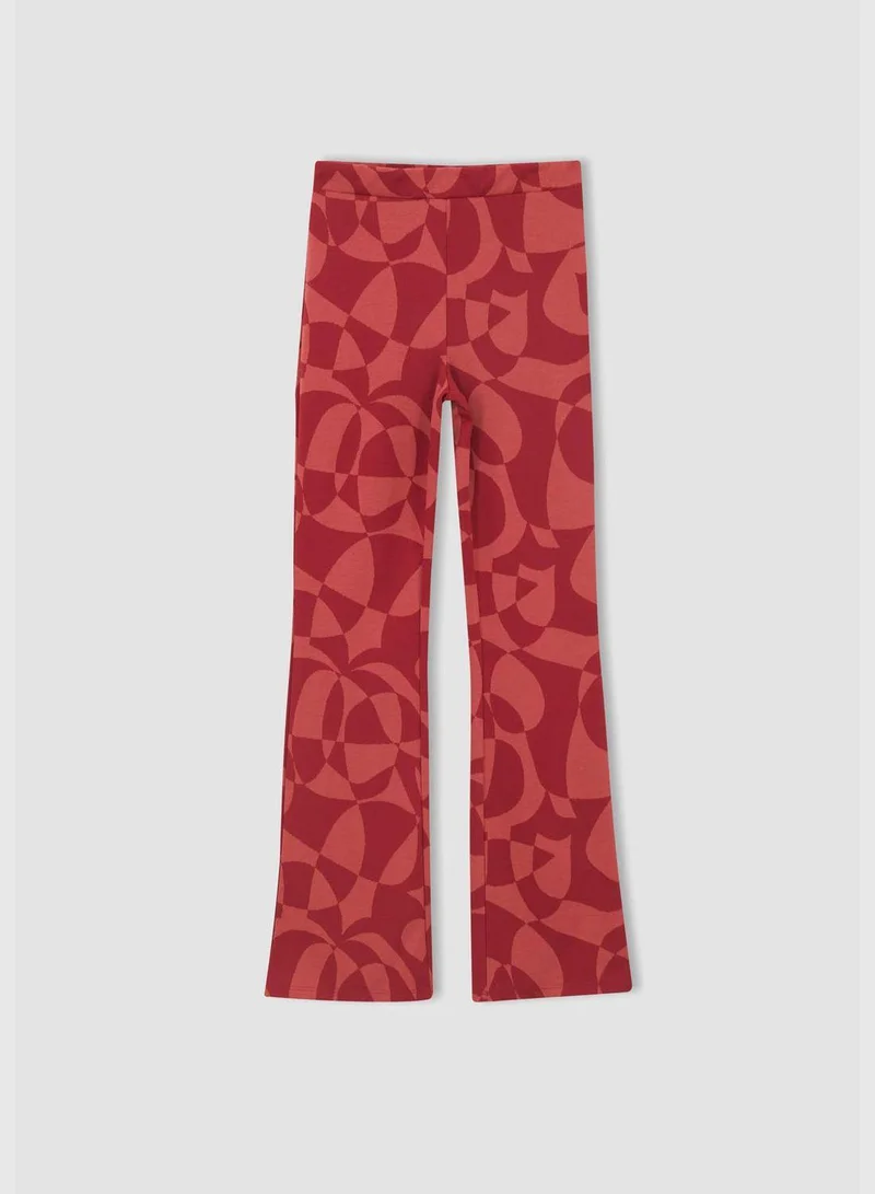 DeFacto Slim Fit Colour Block Printed Culottes