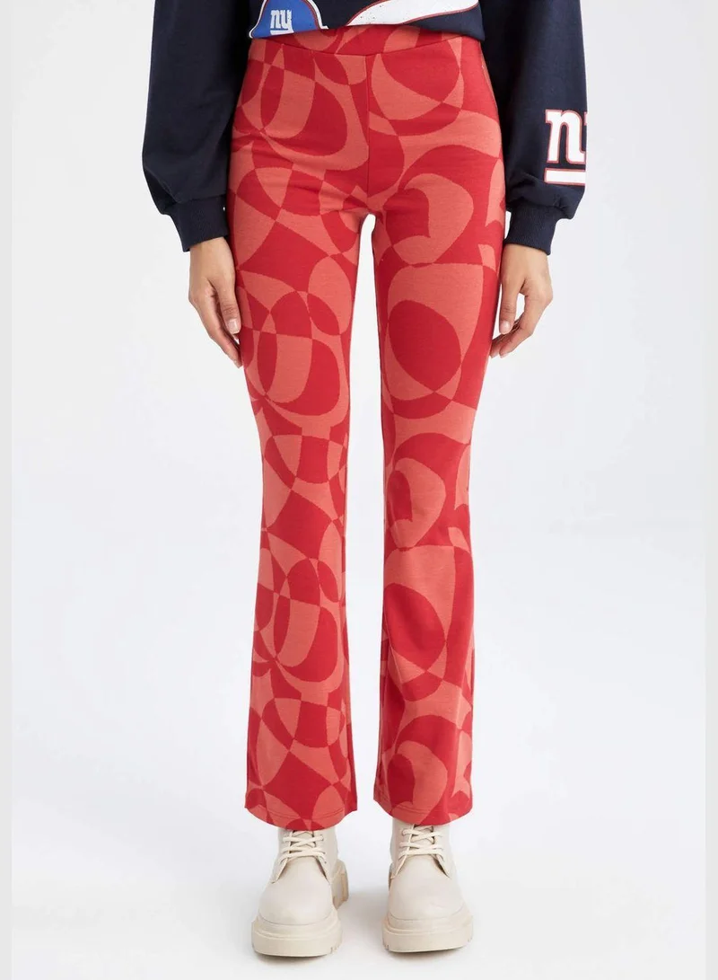 DeFacto Slim Fit Colour Block Printed Culottes