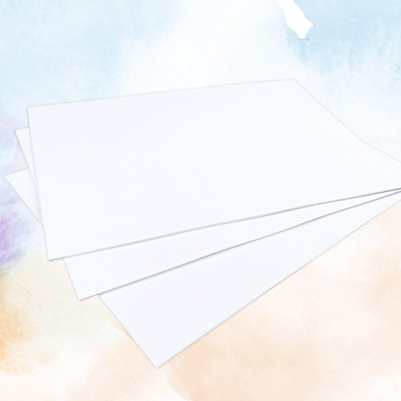 BCreativetolearn A2 Bright White Large Craft Card 10 Sheets 180gsm Pack, Thin Large White Card for Drawing, Display Mounting, Art & Poster Cardstock. - Image 5