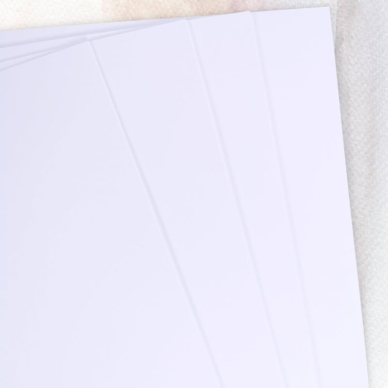 BCreativetolearn A2 Bright White Large Craft Card 10 Sheets 180gsm Pack, Thin Large White Card for Drawing, Display Mounting, Art & Poster Cardstock. - Image 3