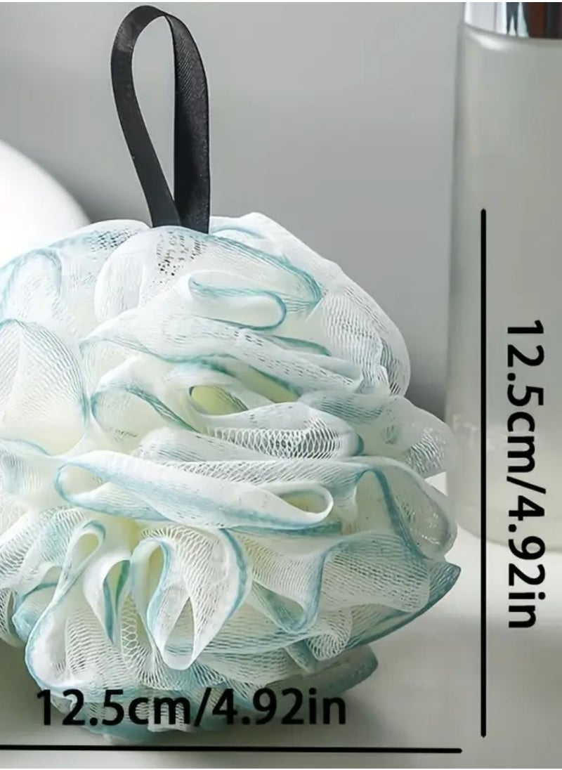 Generic - Bath sponge Soft cleansing ball Personal care bathing tool Spa-quality sponge Hanging loop High-Quality Large Lace Bath Sponge Soft Cleansing Ball with Hanging Loop Ideal Bathing Tool for Personal Care Luxurious Spa Sponge in 12.98 cm Size Elegant and High-Quality Bath Sponge - Image 1