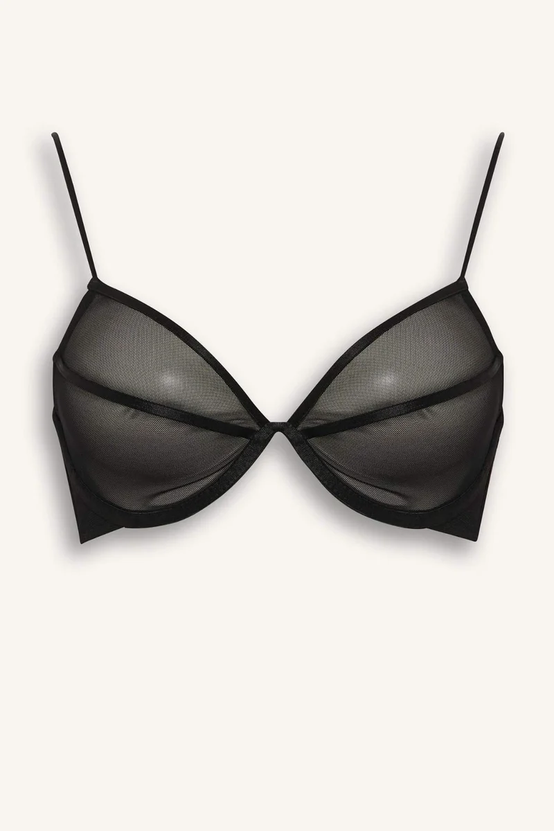 DeFacto Fall in Love Tulle Unpadded Underwire Bra