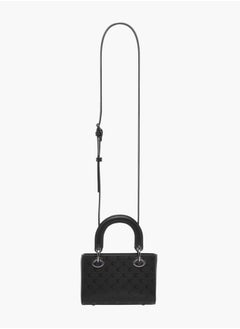 Le Confort Women Monogram Embossed Tote Bag with Zip Closure Ramadan Collection  - Image 2