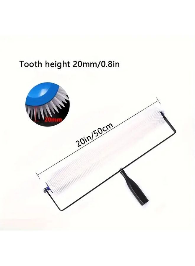 20 Inch Self Leveling Epoxy Floor Brush With 20mm Tooth Height For Cement Construction - Image 1