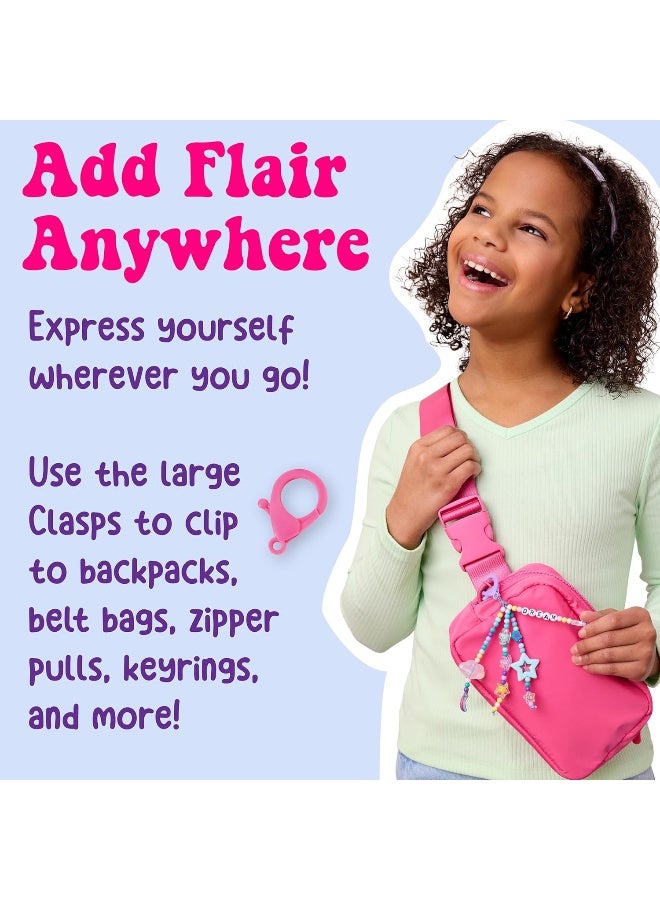 Creativity for Kids Backpack Keychains Mini Kit | Make 2 Trendy Keychains with Beads & Charms | DIY Craft Kit for Kids | Great for Travel, Parties & Gifts | Easter Basket Stuffers (Ages 6+) - Image 5