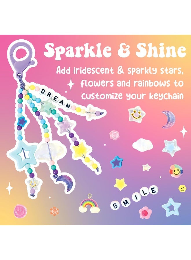 Creativity for Kids Backpack Keychains Mini Kit | Make 2 Trendy Keychains with Beads & Charms | DIY Craft Kit for Kids | Great for Travel, Parties & Gifts | Easter Basket Stuffers (Ages 6+) - Image 4