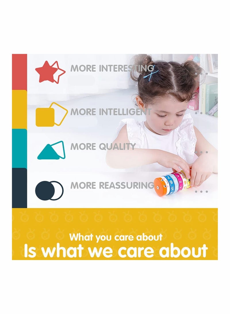 SYOSI - Mathematical Operation Early Childhood Education Arithmetic 4.92" * 1.97"* 1.97" Nice Gift for Preschool Toddler Age 3+ Let Parents Easily Help Children Learn Multiplication Problems - Image 1