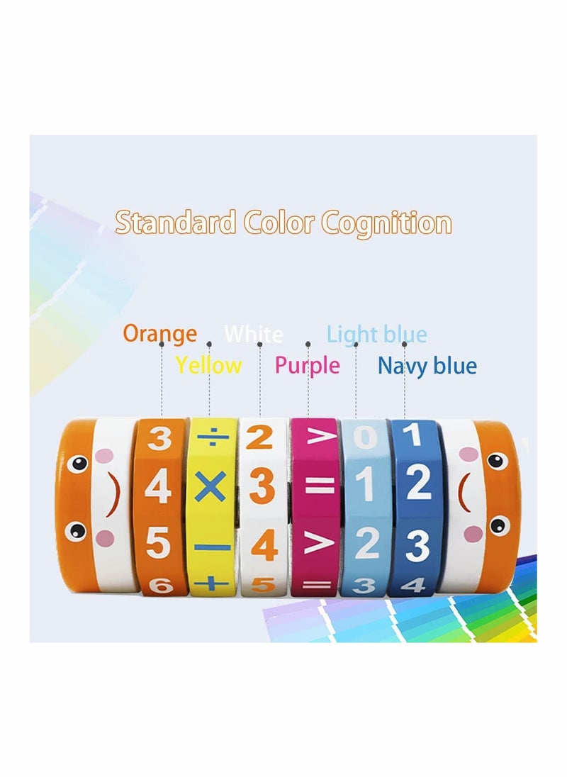 SYOSI - Mathematical Operation Early Childhood Education Arithmetic 4.92" * 1.97"* 1.97" Nice Gift for Preschool Toddler Age 3+ Let Parents Easily Help Children Learn Multiplication Problems - Image 1