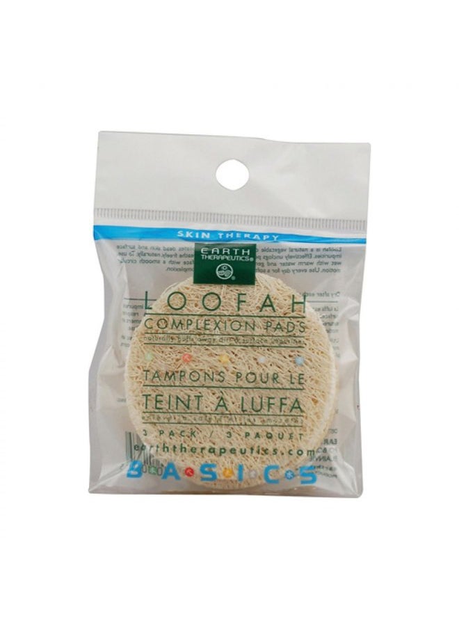 Earth Therapeutics - EARTH THERAPEUTICS LOOFAH COMPLEXION DISCS, 3 DISC - Image 1