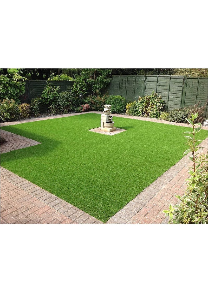 LINGWEI Artificial Grass Carpet Fake Grass Turf Garden Lawn Landscape Balcony Synthetic Turf Mat Thick Fake Grass Pet Pad 200x200cm  - Image 3
