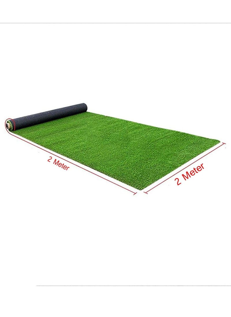 LINGWEI Artificial Grass Carpet Fake Grass Turf Garden Lawn Landscape Balcony Synthetic Turf Mat Thick Fake Grass Pet Pad 200x200cm  - Image 5