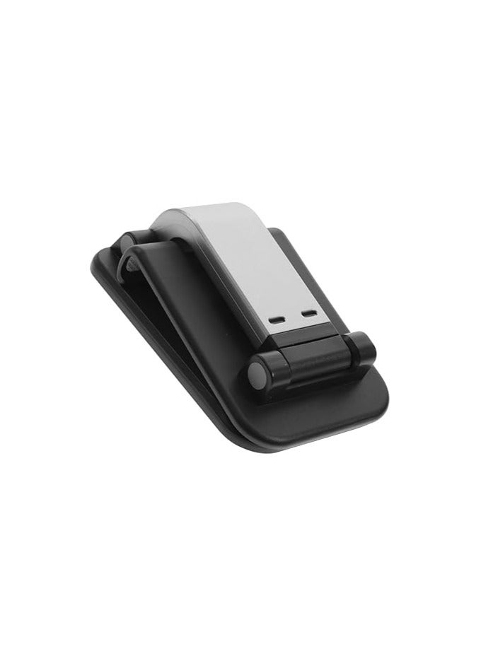 "Lightweight plastic phone holder with a stable base, foldable and easy to carry in your pocket. Ideal for landscape mode and convenient for viewing anywhere. " - Image 2
