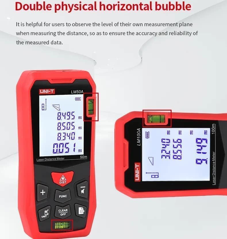 UNI-T LM50A Laser Distance Meter - 50m Range - Image 2