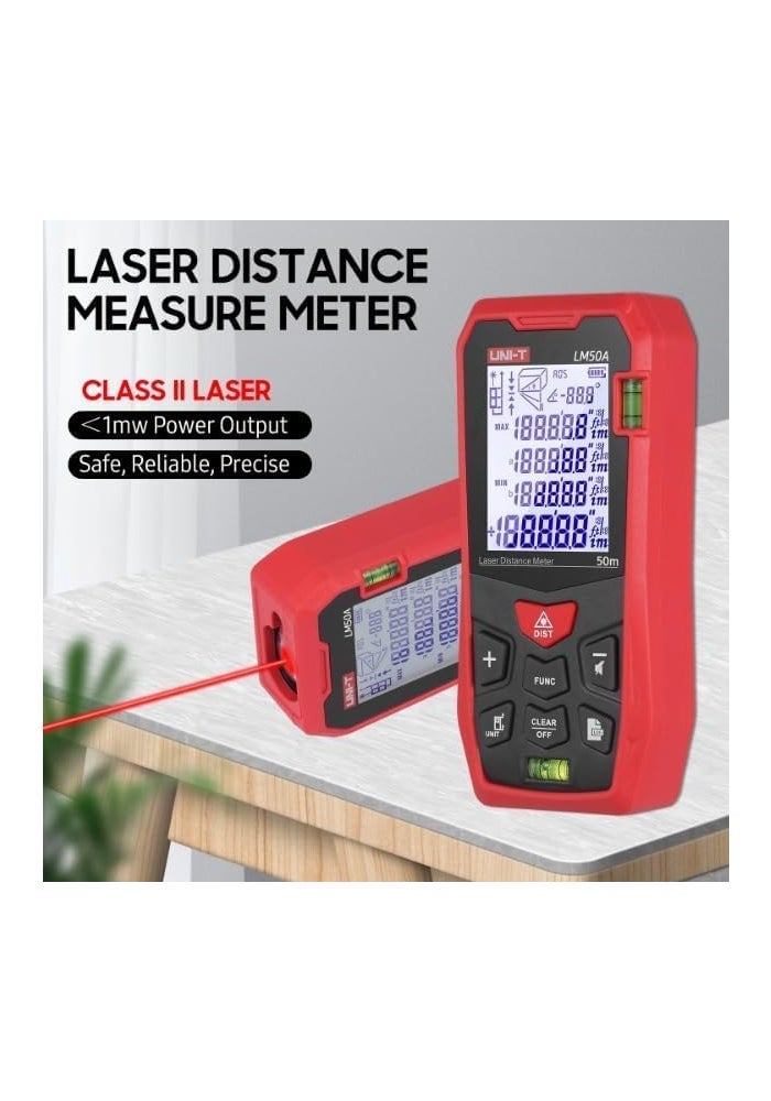UNI-T LM50A Laser Distance Meter - 50m Range - Image 5