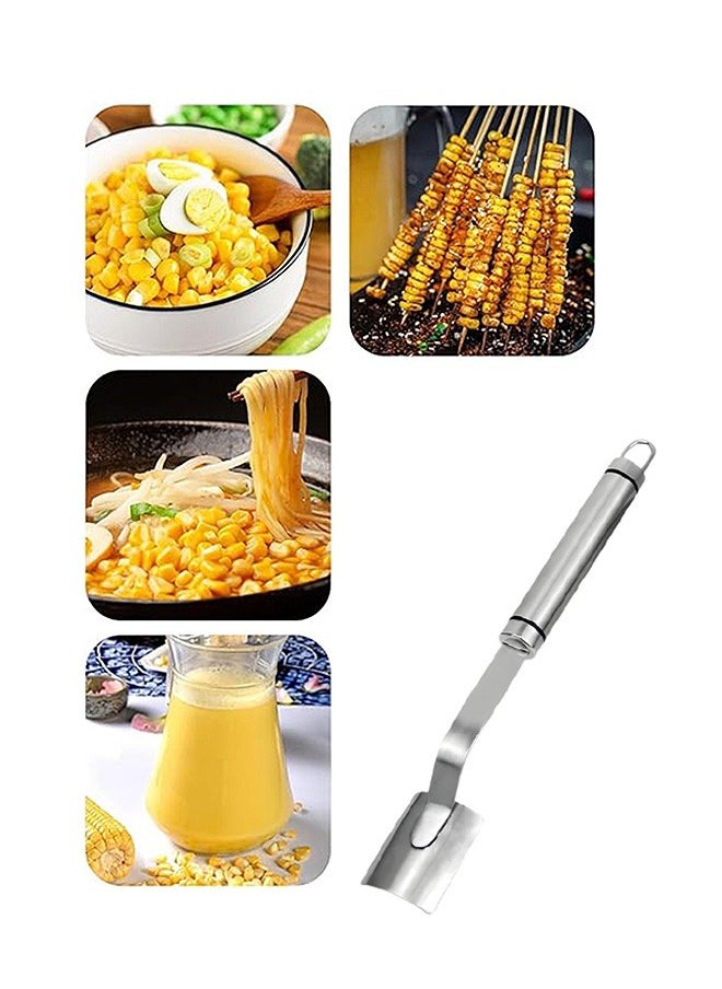 Corn Peeler, Stainless Stee Corn Cob Stripper Tool, Corn Stripper, Corn Shaver Peeler Kitchen Cooking Tool