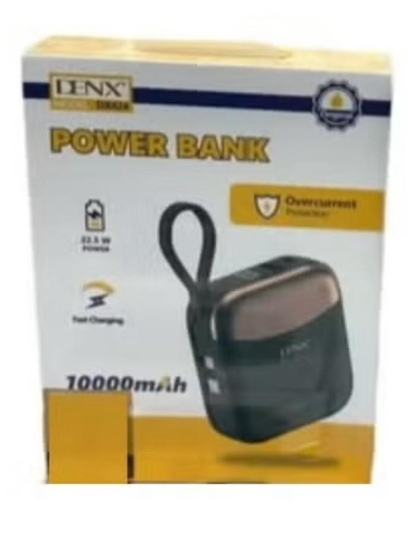 Denx Fast Charger Mini Pocket Power bank 10000 mAH 