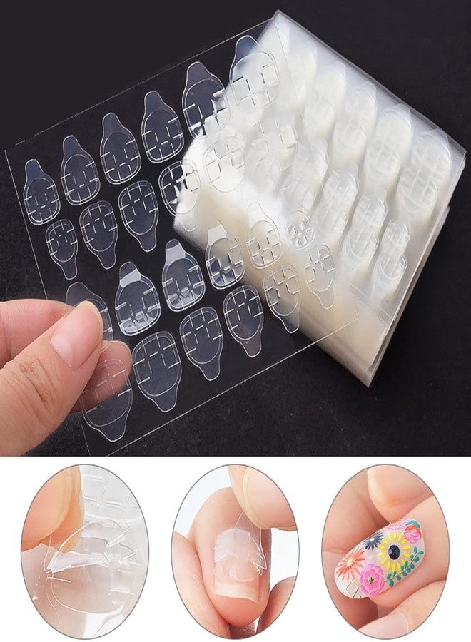 ZOONA 24PCS Everlasting French Nails Artificial Nails Art Set| Lightweight & Long Lasting| Easy To Use| Quick Fix For Festivals & Special Occasions - Image 5