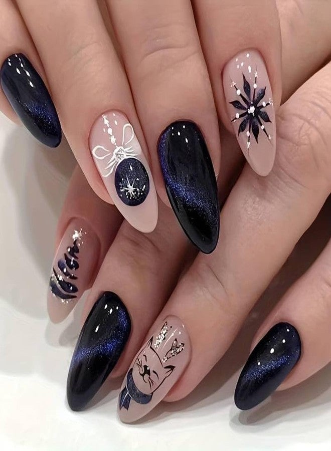 ZOONA 24PCS Everlasting French Nails Artificial Nails Art Set| Lightweight & Long Lasting| Easy To Use| Quick Fix For Festivals & Special Occasions - Image 1