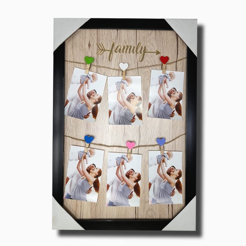 SLS Photo Frame for Wall/Personalized Frame/Wall Hanging for Home Decor/Best Gift (Black) - Image 5