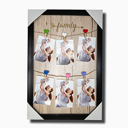 SLS Photo Frame for Wall/Personalized Frame/Wall Hanging for Home Decor/Best Gift (Black) - Image 1