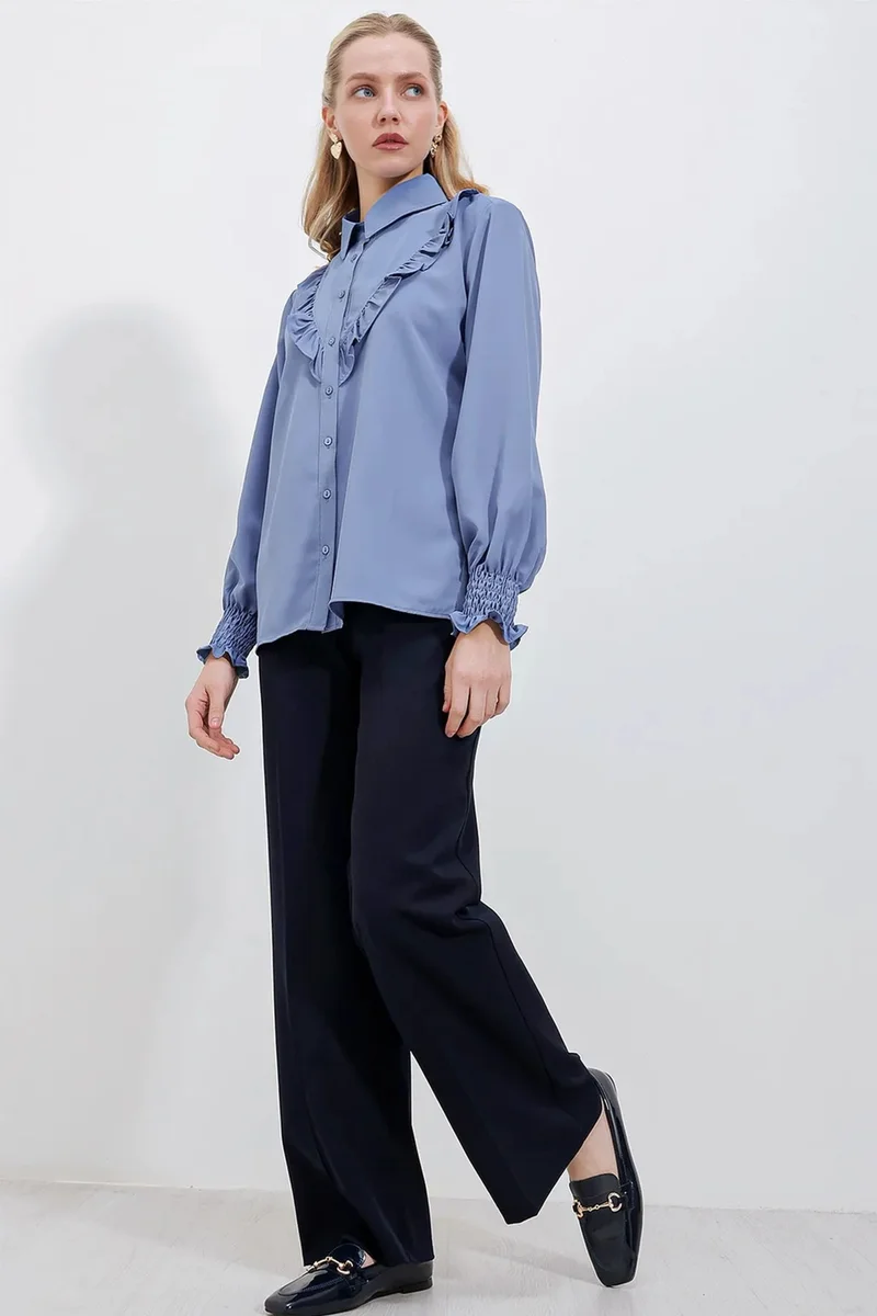 بيغ دارت BDART Ruffle Detailed Shirt