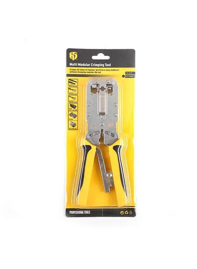 Generic - Cable Crimping Tool with Built-in Wire Cutter – RJ11 – RJ45 / HS-2810R - Image 1