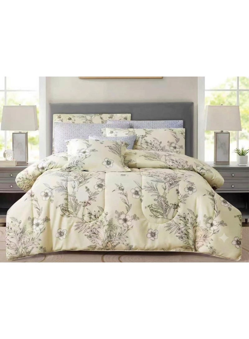 8-Piece Microfiber Double Bedding Set – Ultra-Soft - Image 1