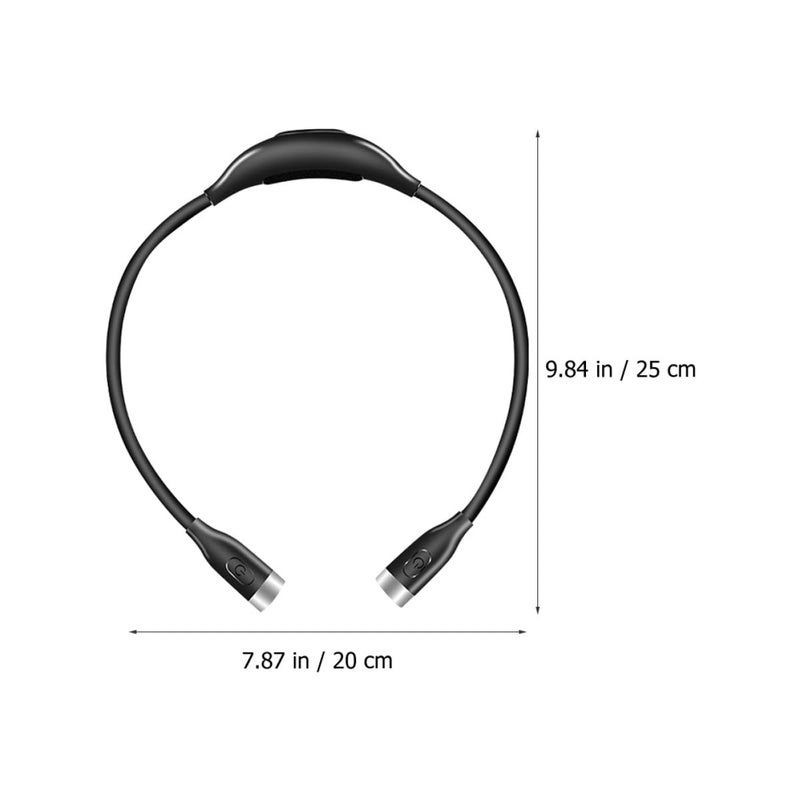 Adjustable USB Rechargeable Neck Reading Light Hands Free Book Light for Bed Running - Image 3