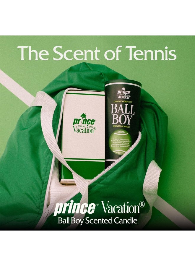 VACATION Vacation Ball Boy Tennis Home Scented Candle by Prince x Sunscreen, Premium Soy Blend Wax, 65-Hour Long Burning, Luxury Gift Set, Aromatherapy Candle, Gifts for Men & Women, 8oz - Image 3