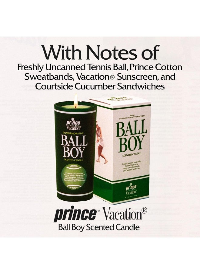 VACATION Vacation Ball Boy Tennis Home Scented Candle by Prince x Sunscreen, Premium Soy Blend Wax, 65-Hour Long Burning, Luxury Gift Set, Aromatherapy Candle, Gifts for Men & Women, 8oz - Image 4