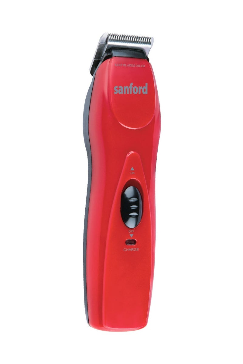 سانفورد ماكينة قص الشعر القابلة لإعادة الشحن، تشغيل لاسلكي، شفرة من الفولاذ المقاوم للصدأ، محرك عالي السرعة، 75 دقيقة من العمل المتواصل، شحن سريع، ماكينة تشذيب الشعر للرجال - Image 1