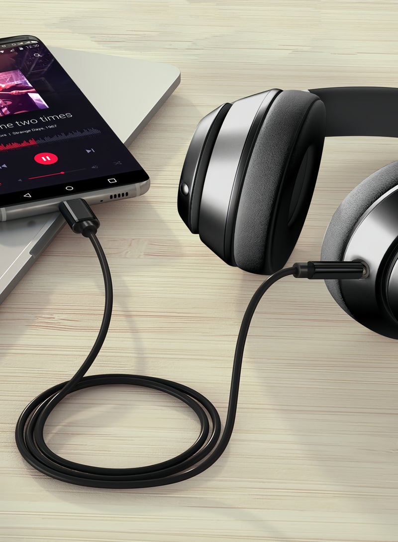 2 Pack USB C to 3.5mm Cable DAC Type C to 3.5mm Headphone Adapter Audio Male Jack Plug Cable Car Stereo Adapter Samsung Xiaomi Huawei - Image 5