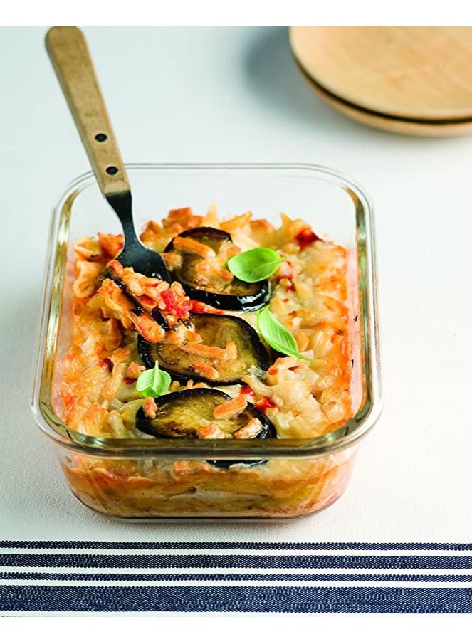 LOCK & LOCK BOROSEAL GLASS RECTANGULAR FOOD CONTAINER 1.35 L - Image 2