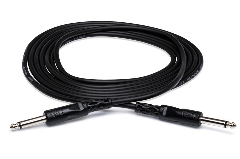 Hosa CPP-110 1/4 inch TS to 1/4 inch TS Unbalanced Interconnect Cable, 10 feet - Image 1