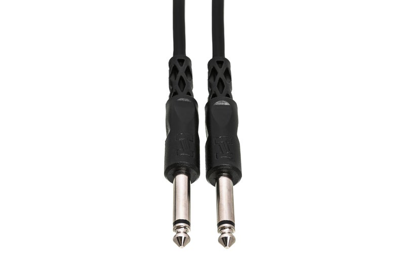 Hosa CPP-110 1/4 inch TS to 1/4 inch TS Unbalanced Interconnect Cable, 10 feet - Image 4