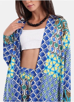 Carina Printed Multi Patterned Kimono  - Image 3