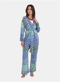 Carina Printed Multi Patterned Kimono  - Image 4