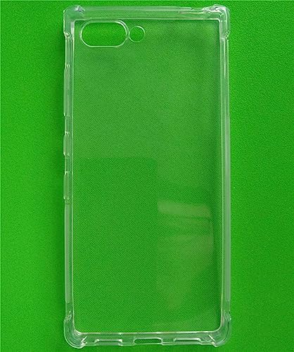 USTIYA TIYA Case for BlackBerry Key 2 Clear Crystal Soft TPU Four Corners Bumper Protect Camera Protective Cover Transparent Phone Case - Image 2
