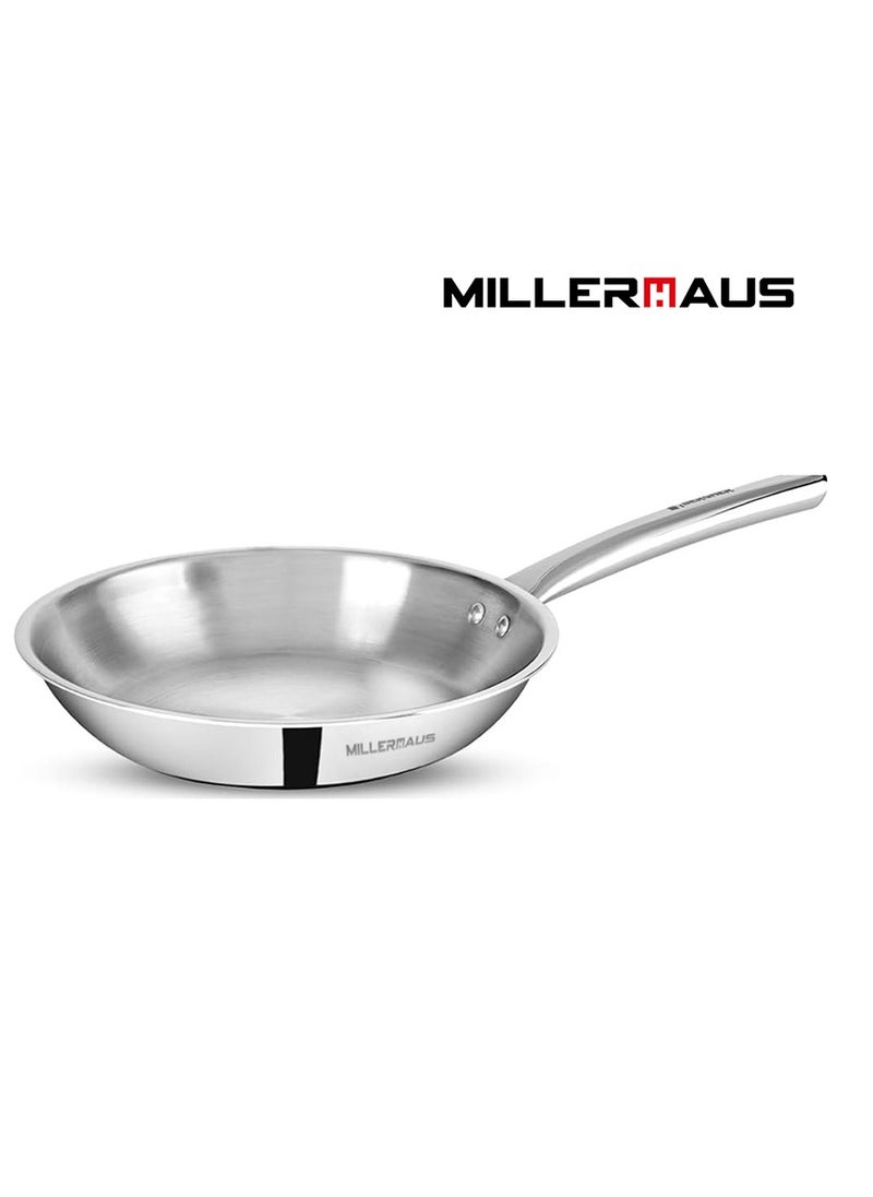 MILLERHAUS Millerhaus Tri-Ply Frypan 26cm Stainless Steel  - Image 1