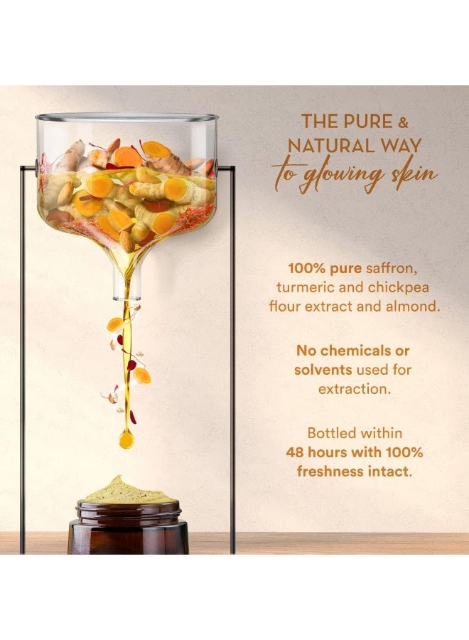 Face And Body Ubtan Scrub With Chickpea Flour, Saffron And Turmeric Extract 200 Ml