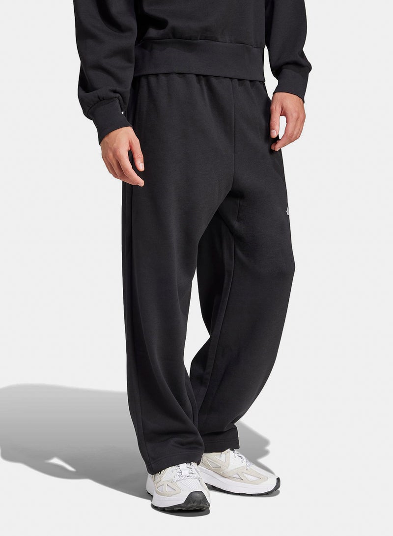 Adidas Essentials Wide Leg Three Bar Pants - Image 2