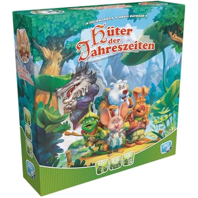 Asmodee Space Cow Keeper of the Seasons Family Game Board Game 24 Players from 7 Years 40 Minutes German Multicoloured Colourful - Image 1