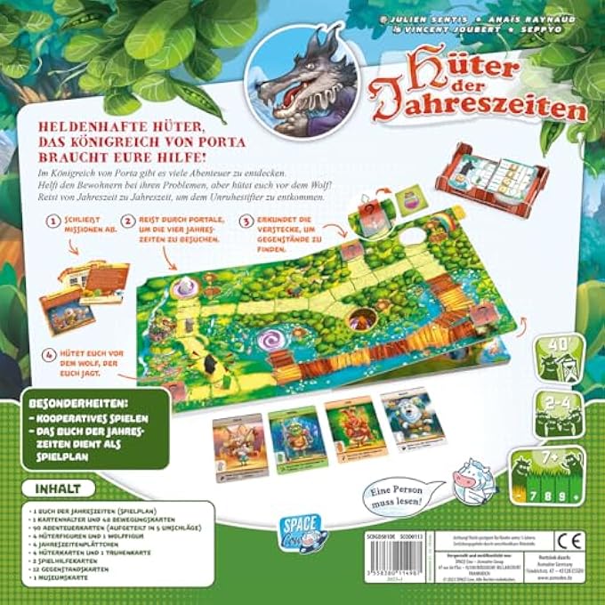 Asmodee Space Cow Keeper of the Seasons Family Game Board Game 24 Players from 7 Years 40 Minutes German Multicoloured Colourful - Image 4